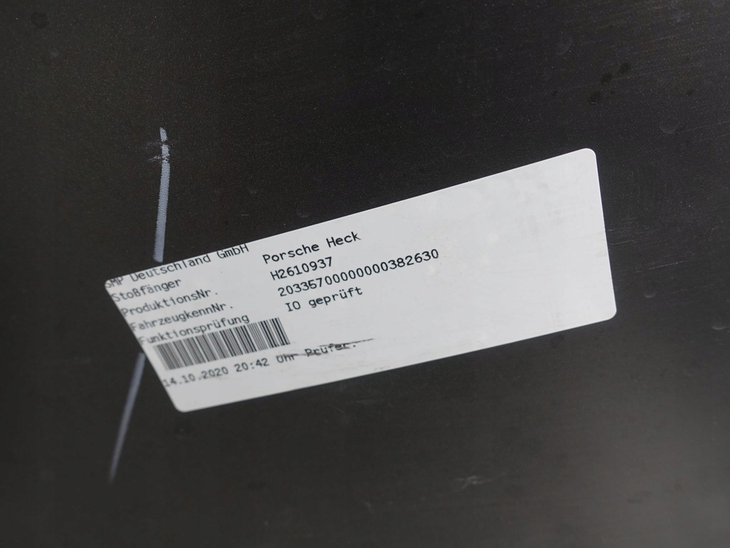 фото №14, Porsche 992 911 19- бампер задня 4xpdc