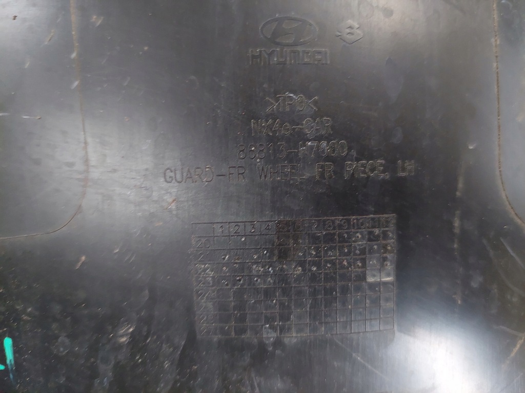 фото №7, Підкрилок ліва перед передні hyundai tucson 4 iv 86813-n7000