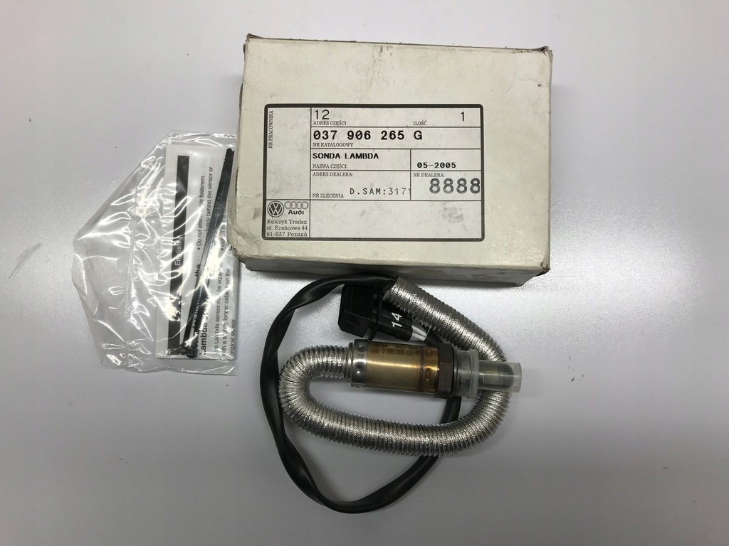 фото №1, Датчик лямбда-зонд 037906265g vw golf jetta transporter