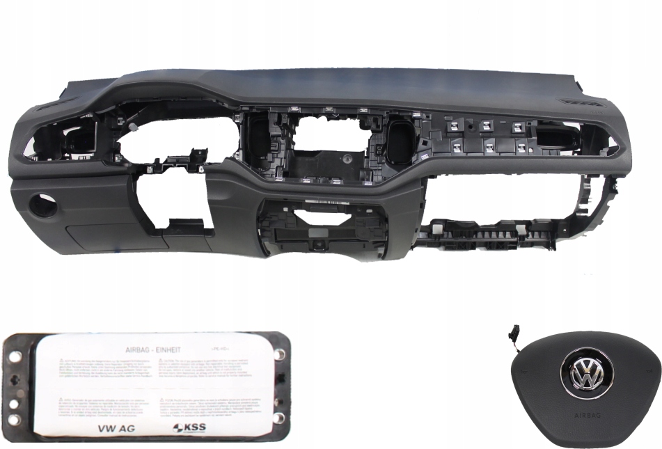 фото №1, Приборная панель консоль подушка безопасности ремни vw t-roc