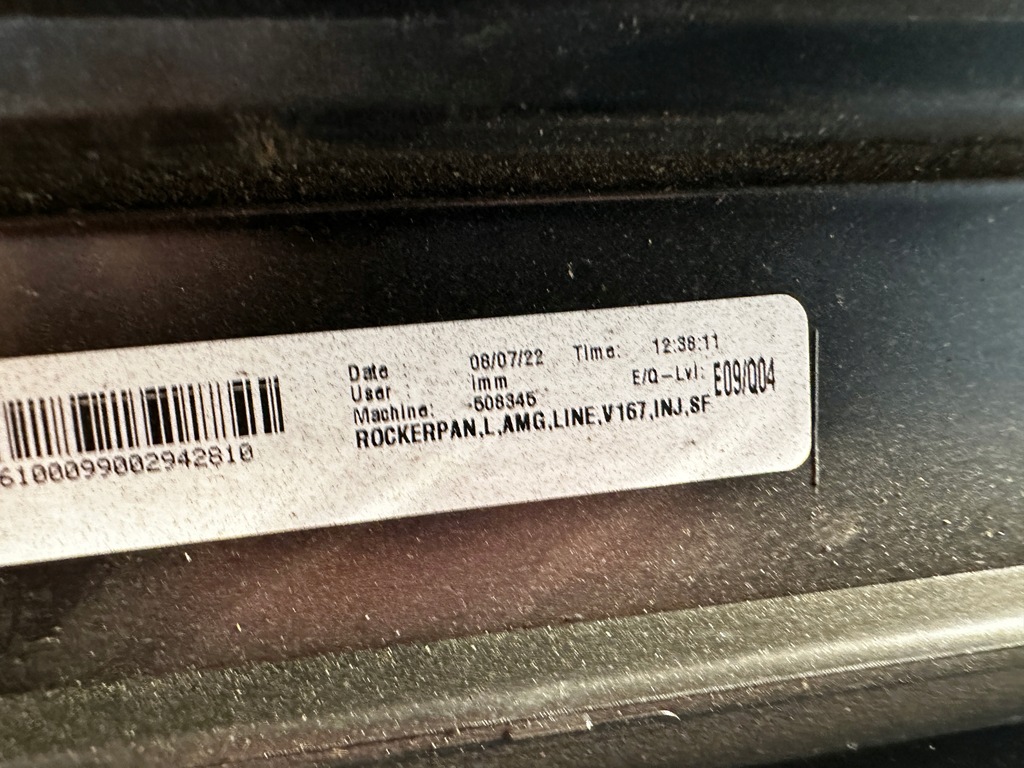 фото №10, Mercedes gle w167 amg молдинг порог левая