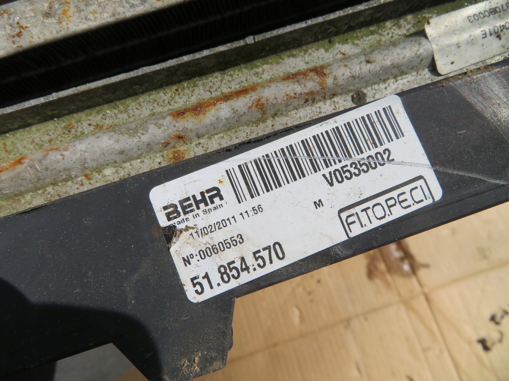 фото №14, Pas радіатор wody кондиціонер fiat qubo 1.3 jtd 51854570, 51780703