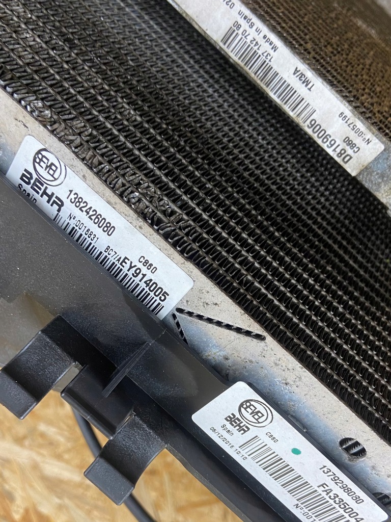 фото №7, Fiat ducato радіатор 1382426080 корпус вентилятори 1379298080