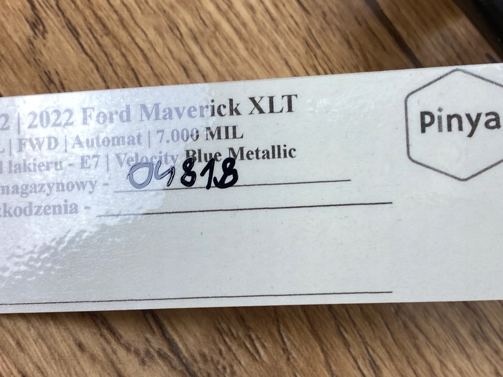 фото №6, Клипса пряжка поперечина безопасности ford maverick 2022+ usa