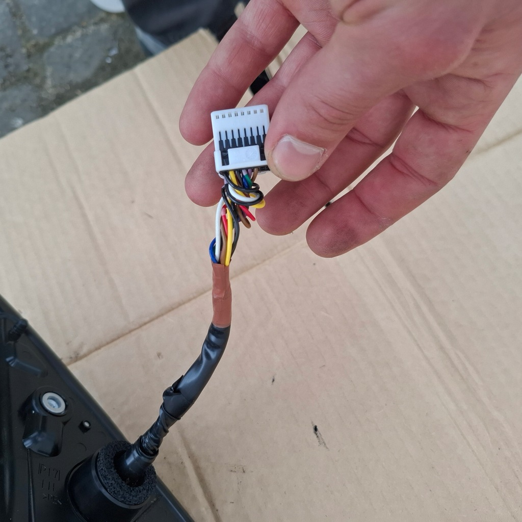 фото №8, Mitsubishi outlander iii 3 15- 18- lift asy зеркало левая 11 pin x42 чёрные