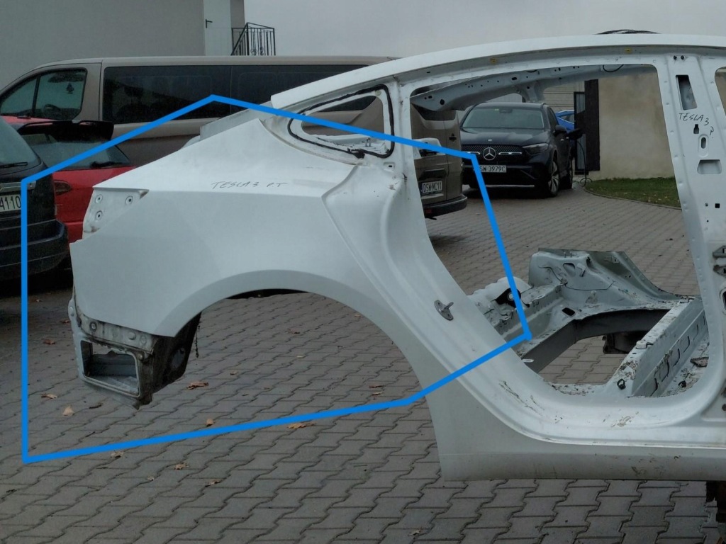 фото №1, Tesla model 3 iii крила чверть задня правий ppsw