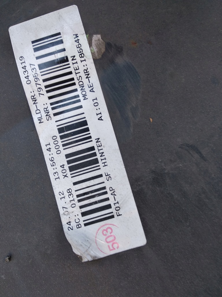 фото №12, Bmw 7 f01 m набір бампер задній задня