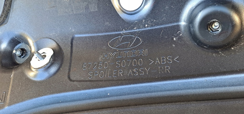 фото №8, Hyundai i30 iii n fastback спойлер спойлер накладка багажника 87250-s0700