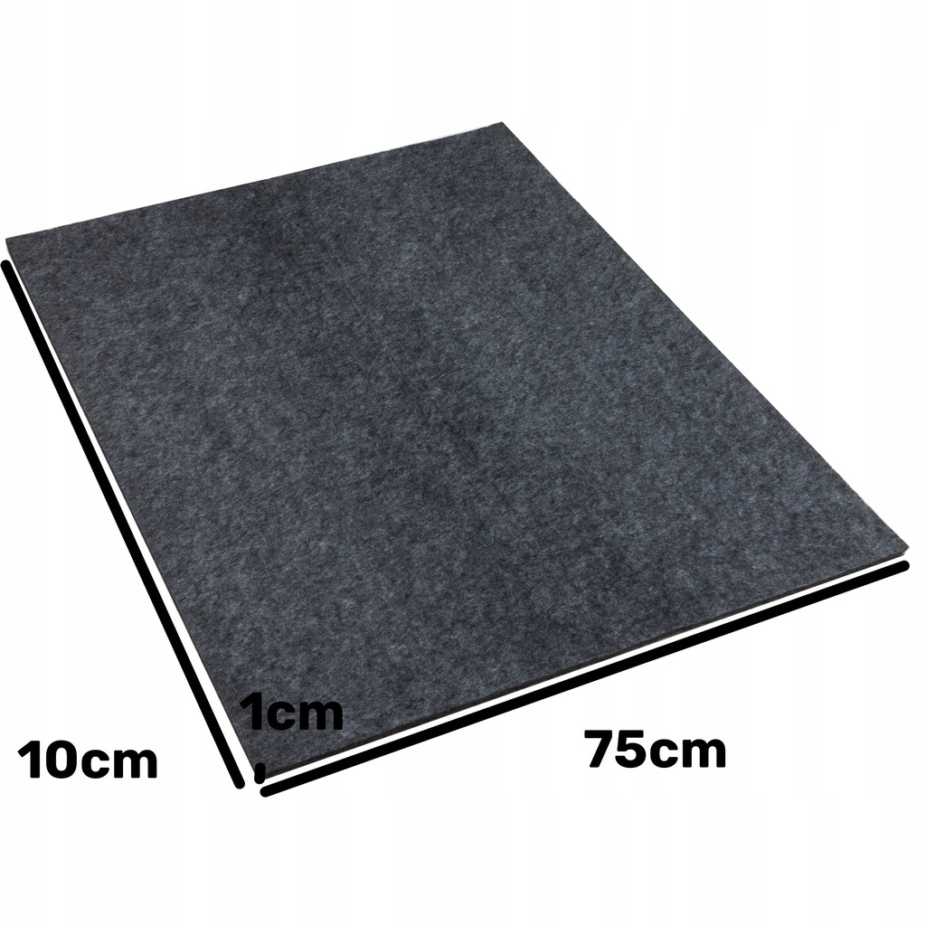 фото №16, Мат повстяна шумоізоляційна trzeszczenie пластиків samoprzylepna 75x100x1cm