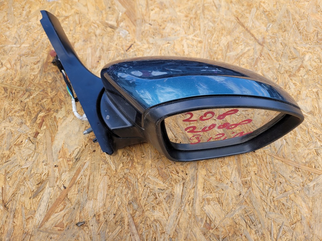 фото №1, Зеркало наружное правое peugeot 208 2008 i 9pin