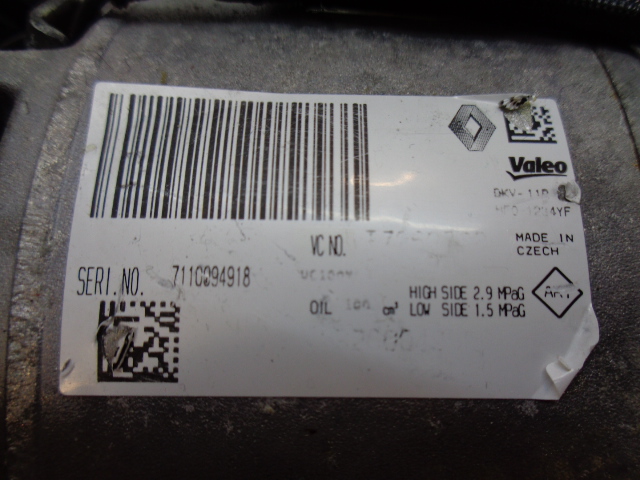 фото №7, Renault clio iv captur 1.5 dci компресор кондиціонера компресор