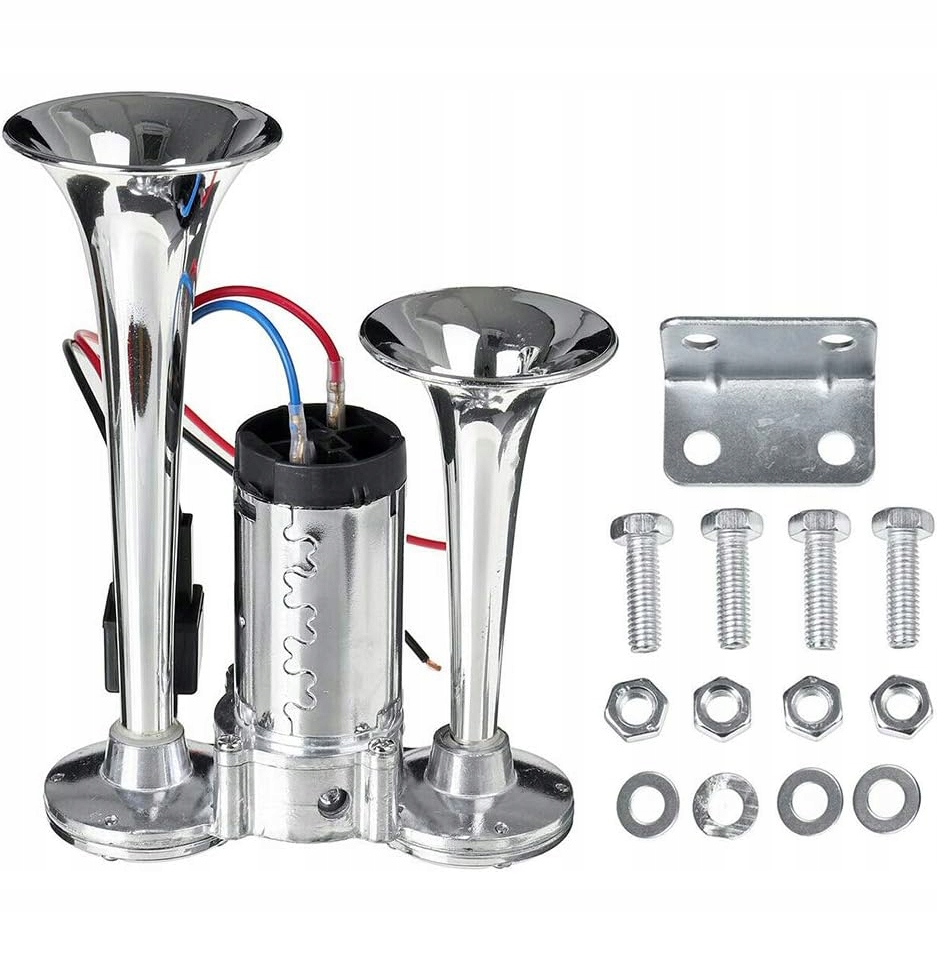 фото №12, 12v клаксон автомобільний 600 db, do транспортних засобів вантажних, vanów, motocykli