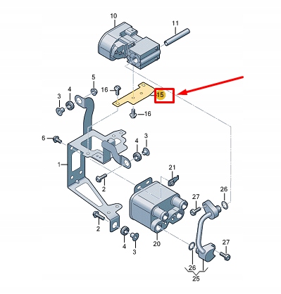 фото №1, Audi e-tron gt expansion клапан retaining plate 9j1816767a