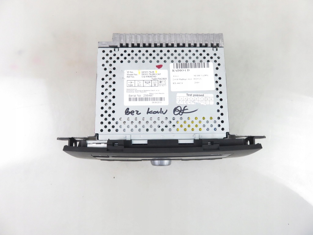 фото №3, Радіо fiat sedici 3910179jb