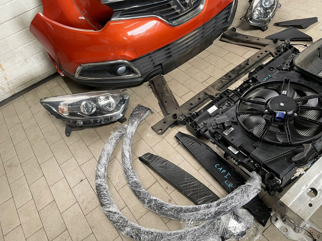 фото №7, Перед бампер лампы капот крылья renault captur i bixnp состояние jak nowe