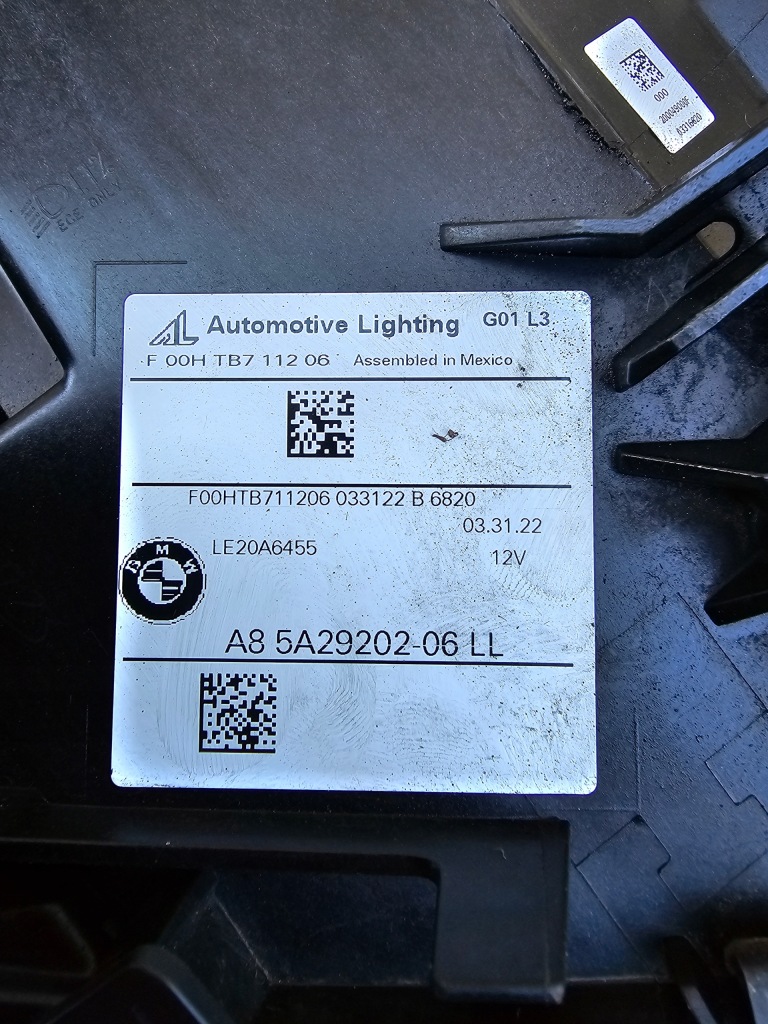 фото №8, Bmw x3 g01 x4 g02 лампа правая full led lci lift 5a29202 фара