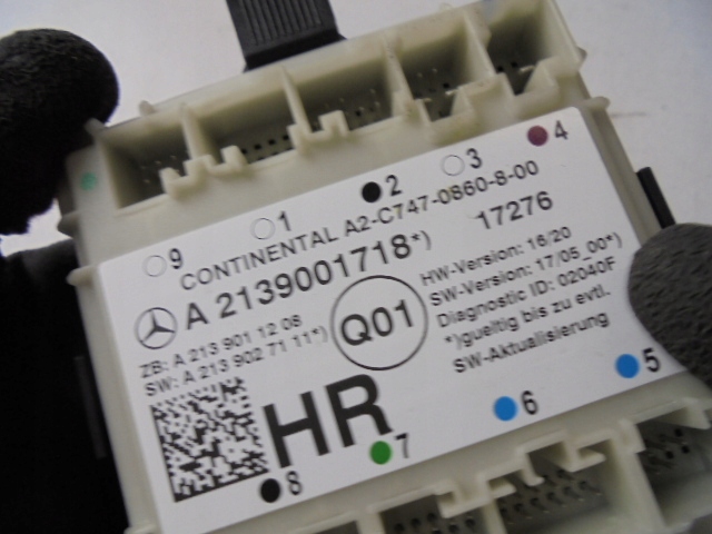 фото №4, Модуль двері правий задня mercedes e-klasa w213 2.0 дизель sedan 2017 rok