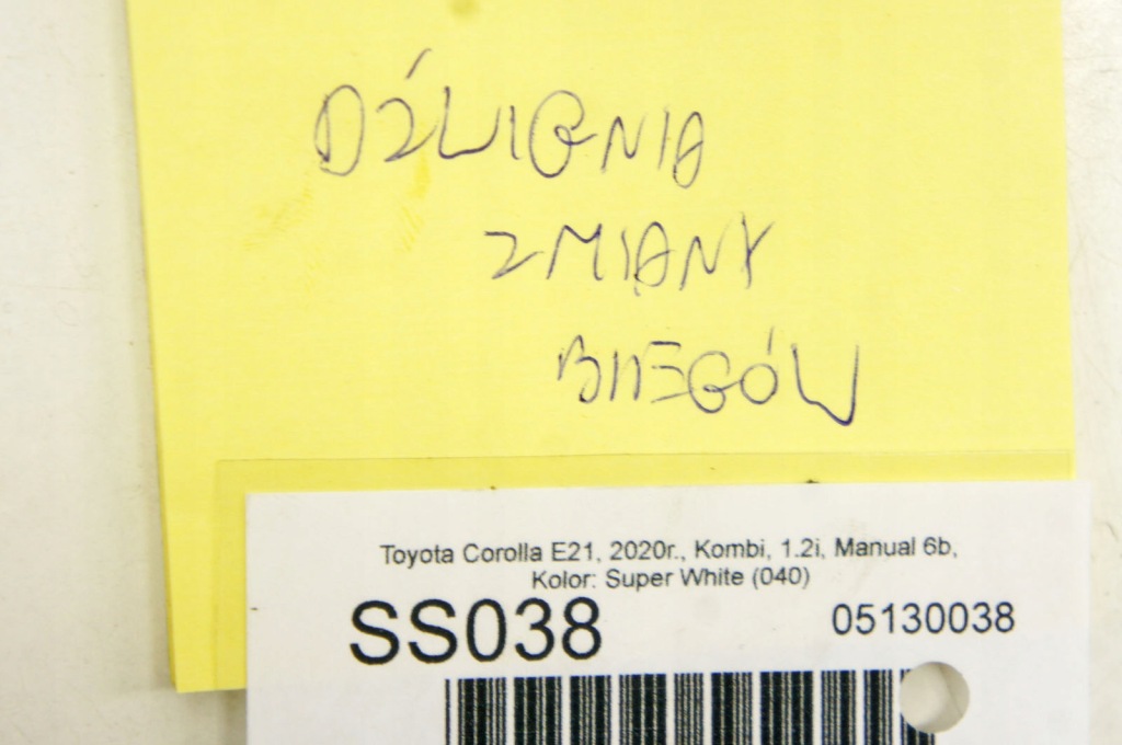 фото №9, Ss038 toyota corolla e21 xii важіль перемикання передач механічна коробка передач 6b 33530-02360