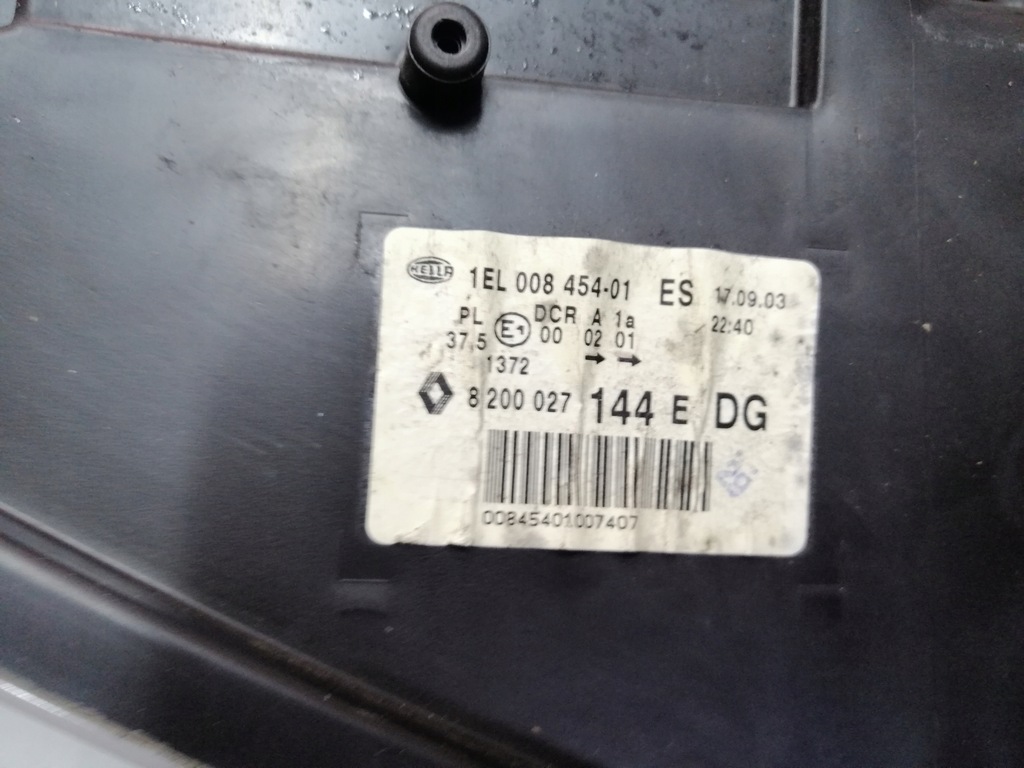 фото №4, Лампа ліва передня перед espace iv eu 8200027144