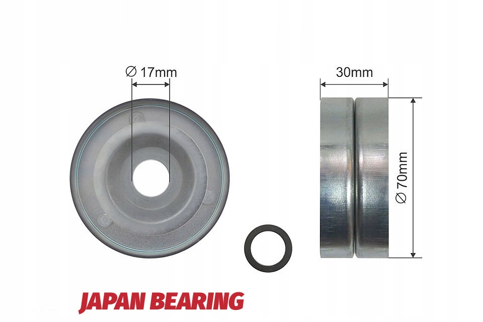 фото №2, Ролик натяжитель ремень клиновой honda accord x 2.0