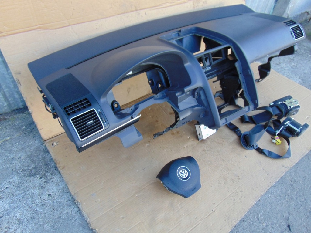 фото №5, Панель  подушки безпеки подушка безпеки ремені vw touran 2010- oryg.