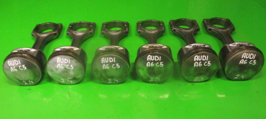 фото №1, Поршень + шатун 2.4 bdv audi a6 c5 0776