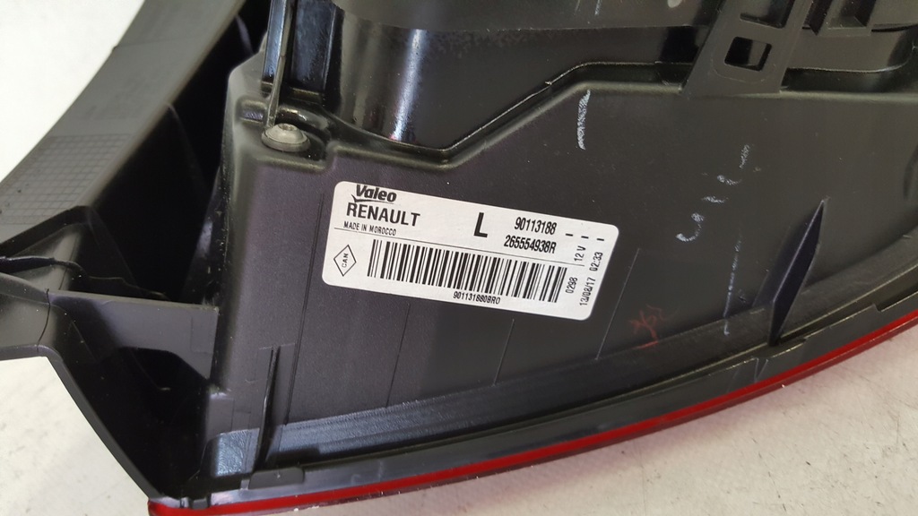 фото №7, Dacia sandero ii lift лампа задняя левая 17-20r