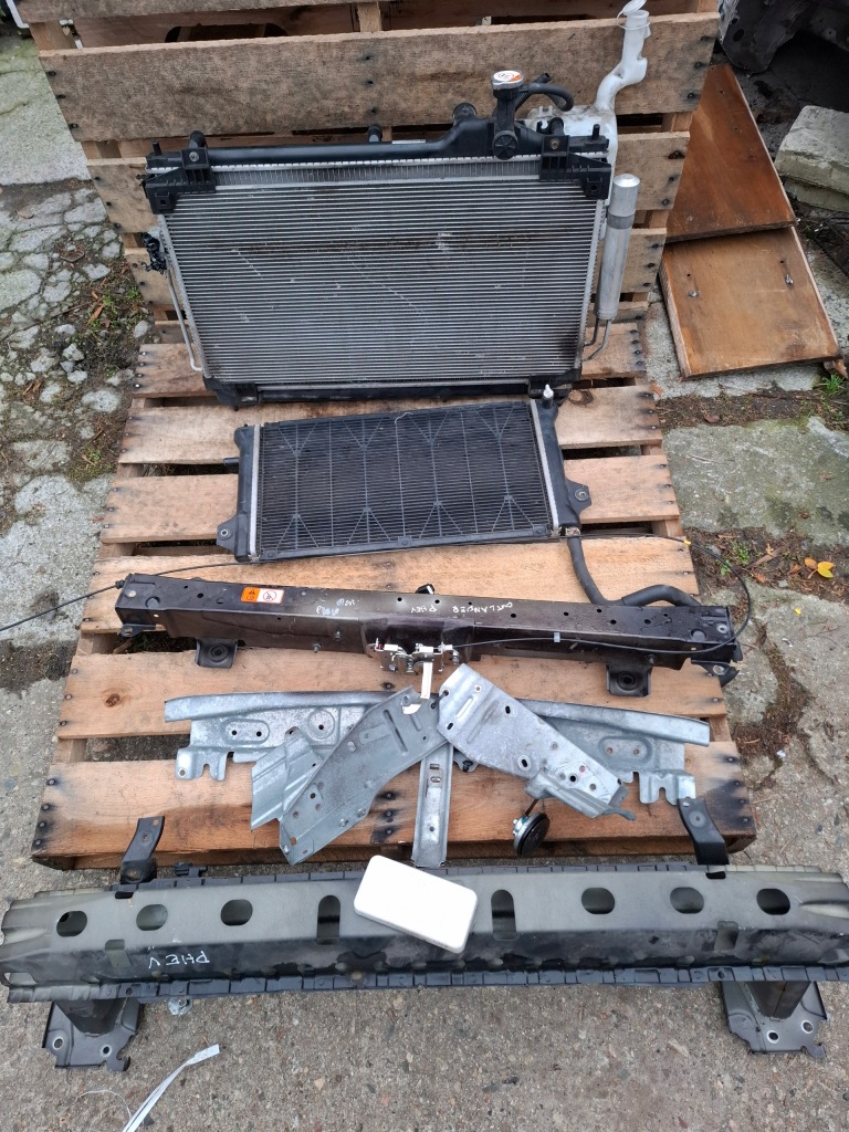 фото №1, Mitsubishi outlander iii 3 lift 15- pas передний балка комплект радиатор phev