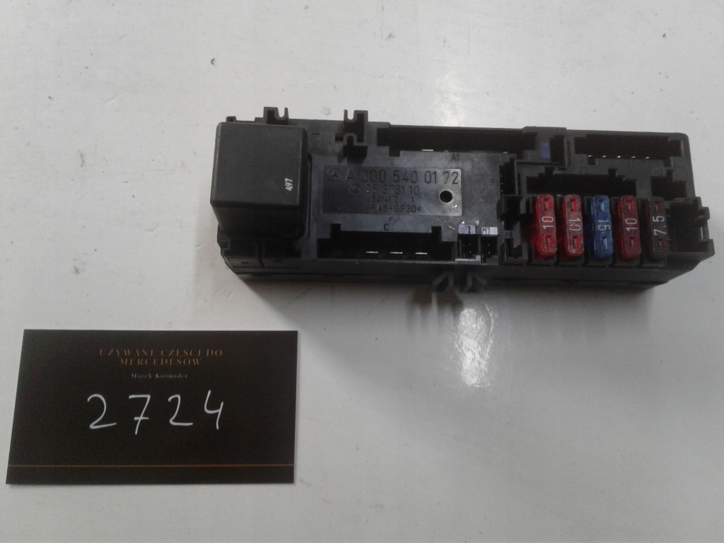 фото №1, Коробка передач запобіжників mercedes-benz оригінальний номер 0005400172