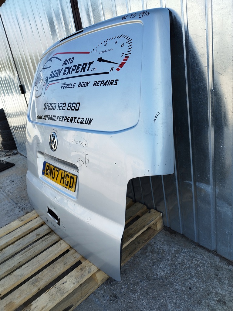 фото №9, Кришка багажника багажника задня vw transporter t5 срібляста