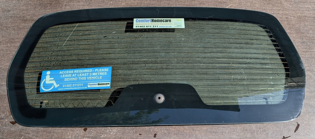 фото №1, Стекло крышки багажника berlingo partner 2008 do 2018