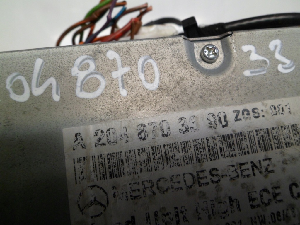 фото №4, Mercedes c w204 радио cd навигация a2048703390
