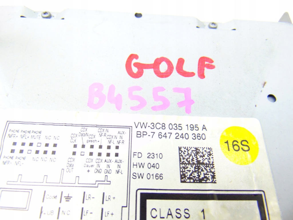 фото №8, Радио cd blaupunkt vw tiguan i 5n passat cc passat b7 golf vi 3c8035195a