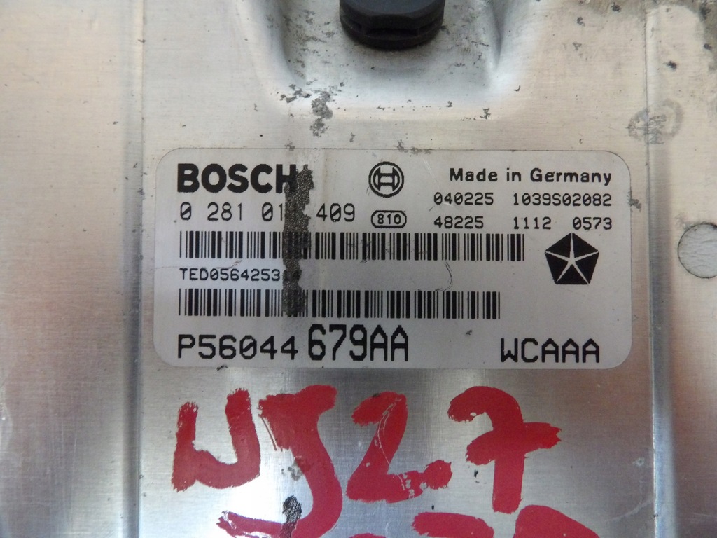 фото №6, Jeep grand cherokee wj 2.7 crd бортовой компьютер двигателя p56044679aa набор стартовый