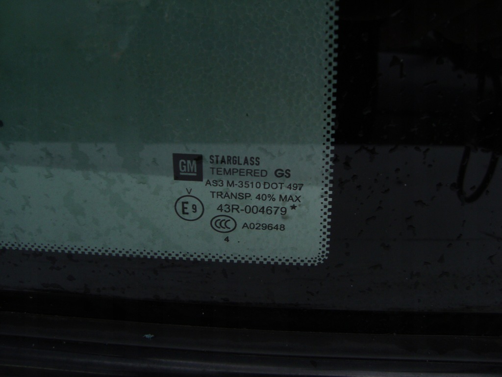 фото №3, Стекло кузовная правый задняя opel adam 12-