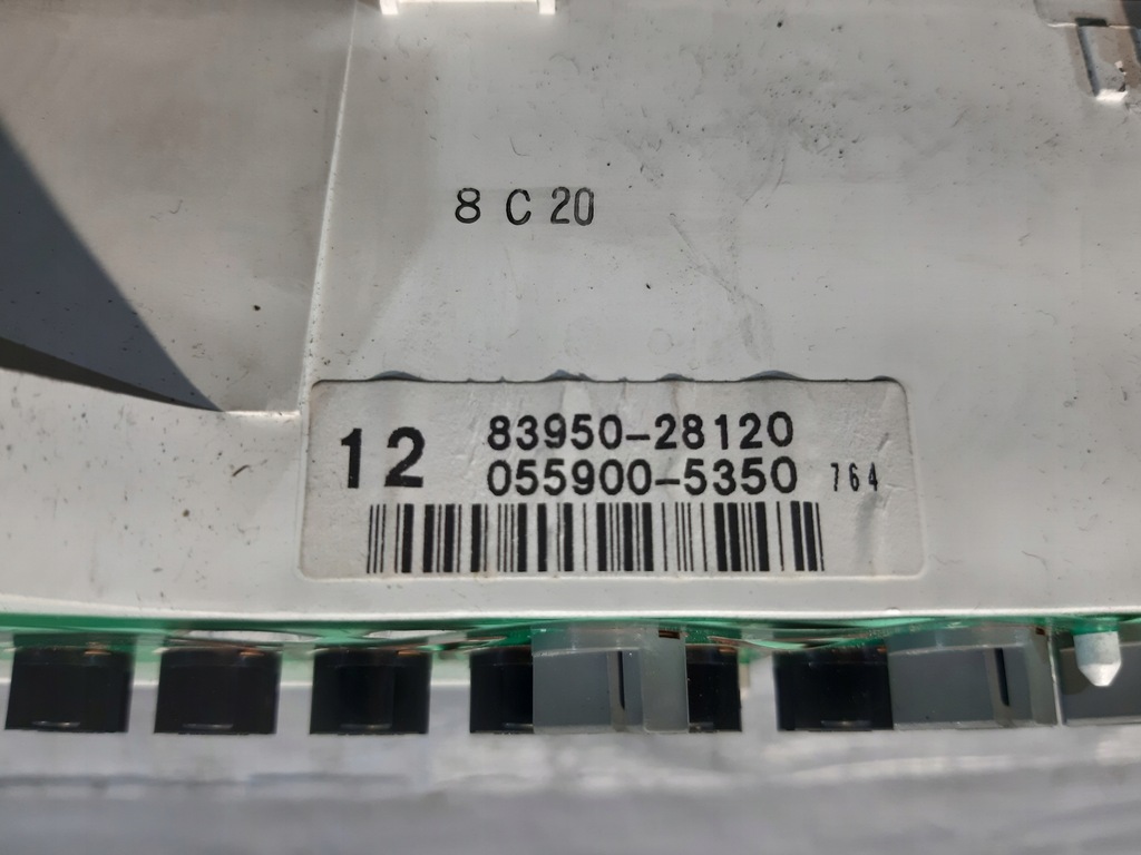 фото №11, Дисплей toyota previa ii 83950-28120