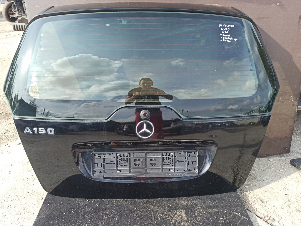 фото №10, Крышка багажника багажника mercedes a-klasa w169 цвет чёрный 696
