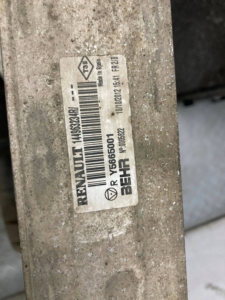 фото №8, Радіатор wody вентилятор інтеркулер renault kangoo iii 1.5 комплект