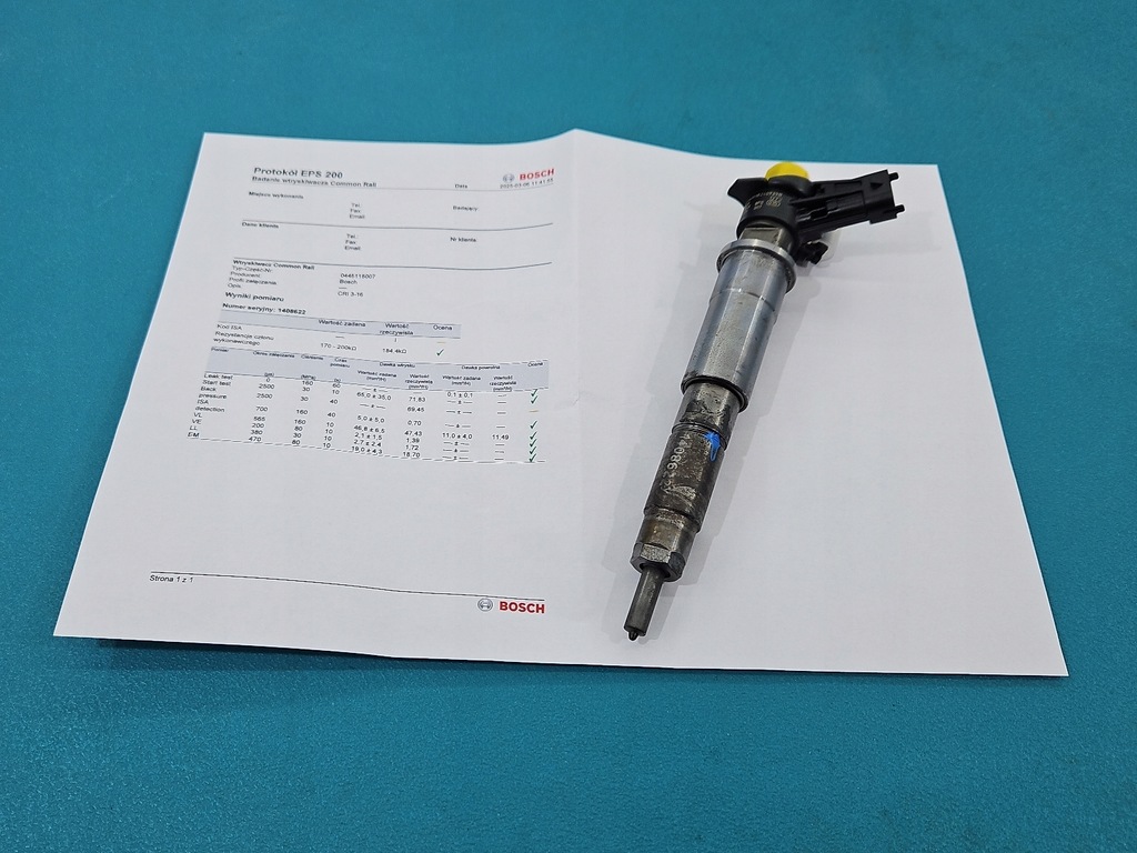 фото №1, Перевірений форсунка renault koleos espace iv laguna iii 0445115007