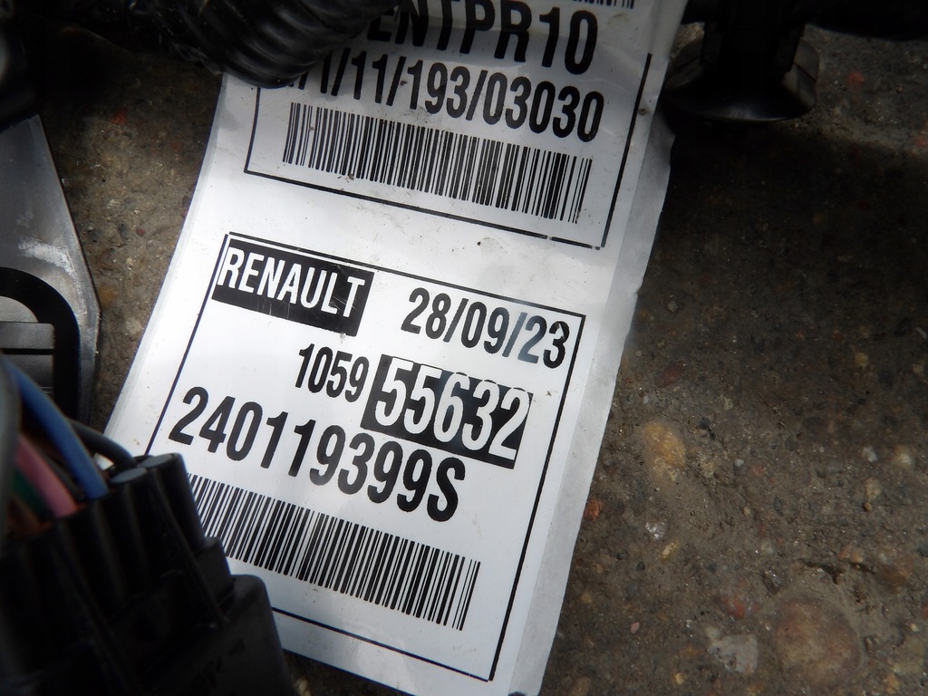 фото №4, Джгут електропроводка 240119399s renault clio