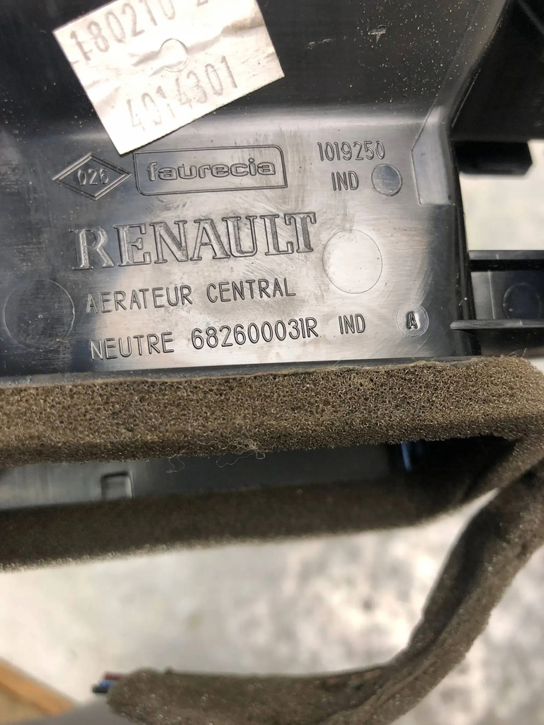 фото №5, Ґрати обдув середній renault scenic iii 682600031r