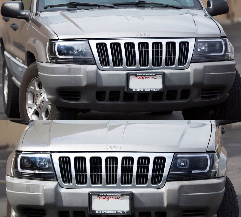 фото №9, Jeep grand cherokee wj wg 98-05 лампи фари перед задня led світлодіодний neon