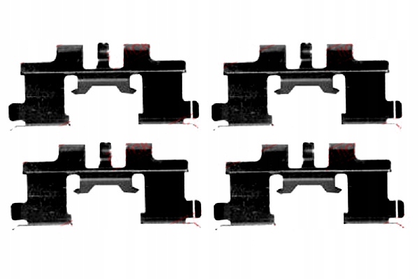 фото №2, Набор монтажный тормозных колодок перед citroen c-zero daihatsu copen cuore