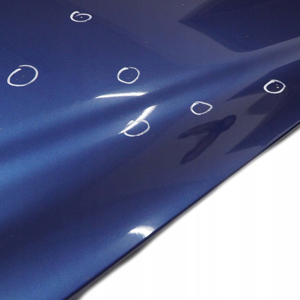 фото №13, Mercedes w203 капот крышка двигателя jaspis blue niebieski металлик - 345