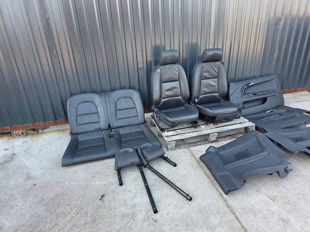 фото №16, Сидіння сидіння audi a3 8p cabrio шкіра комплект !!!