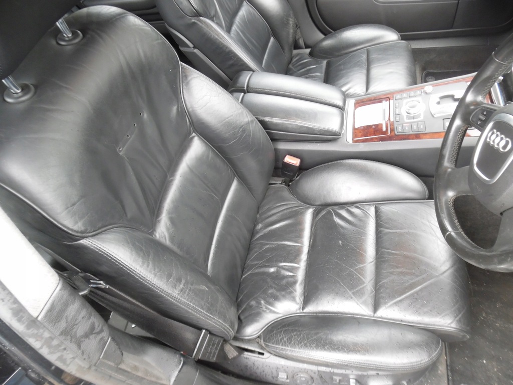 фото №8, Audi a8d3 long заднє сидіння сидіння комплект чорні