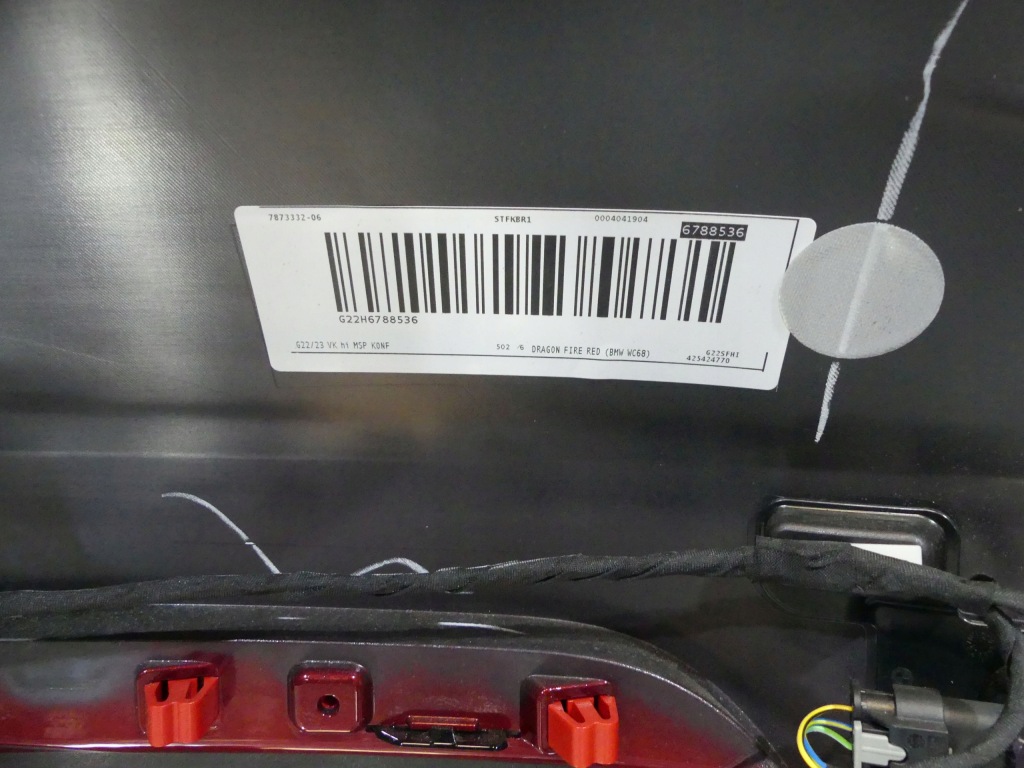 Bmw g22 g23 бампер задний  m-pakiet dragon fire red wc68 pdc 6 Цена