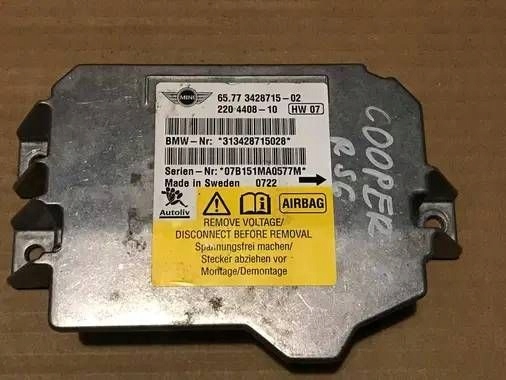 Купить Модуль датчик подушек подушка безопасности mini оригинальный номер 3428715
