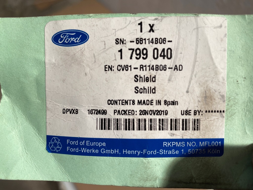 фото №9, Ford kuga mk2 защита тепловая cv61-r114b06-ad