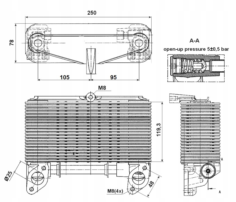 фото №1, Радиатор масла nrf 31037